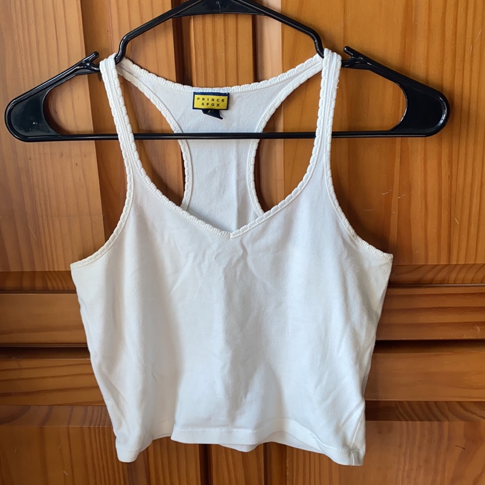 Aeropostale (Prince & Fox) Crop Racerback Tank Top